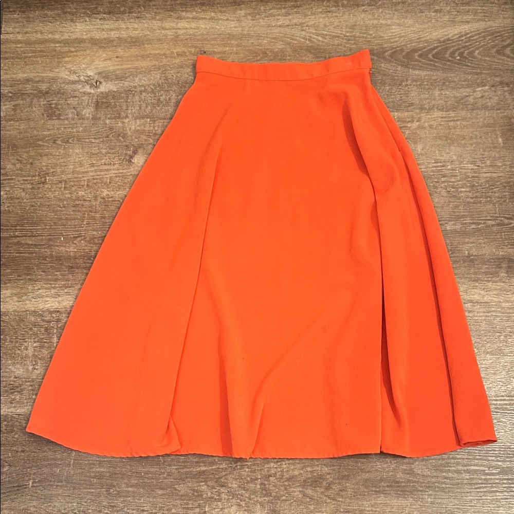 American Rag Bright Orange A-Line Skirt